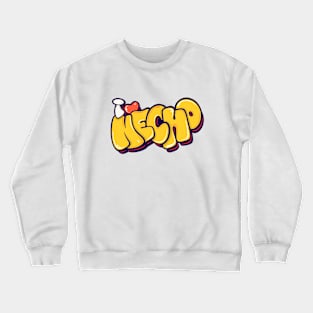 I love Necho Typography Crewneck Sweatshirt